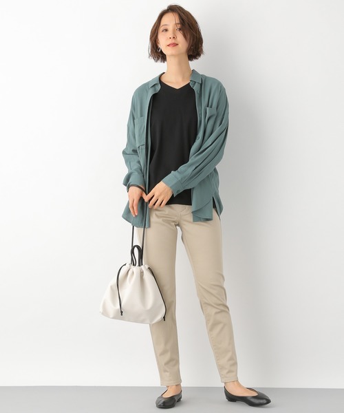 LEPSIM（レプシィム）の「【SS-LLサイズ】ムジスリムパンツ20SS2　865815（その他パンツ・レディース・ブラック/チャコールグレー/ブラウン/ベージュ/グレイッシュベージュ・SMALL/MEDIUM/LARGE/LL/SS）」の9枚目の写真