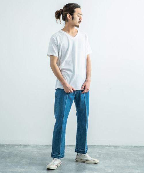 HANES(ヘインズ)の「Hanes ヘインズ 3枚組 アオラベルクルーネックTシャツ VネックTシャツ HM2115G HM2125G(Tシャツ/カットソー・メンズ・ホワイト/ホワイト系その他・XL/S/L/SMALL/M/MEDIUM/LARGE/X-LARGE)」の19枚目の写真