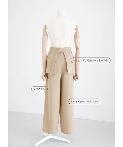 LAATO(ラート)の「TACK POCKET PANTS(スラックス・レディース・ベージュ/カーキ・38/36)」の5枚目の写真