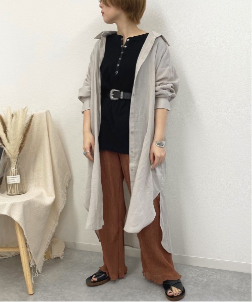 apres jour mignon（アプレジュールミニョン）の「スナップボタンワッフルトップス【ZOZOTOWN限定アイテム】（Tシャツ/カットソー・レディース・パープル/ブラック/アイボリー・フリー）」の19枚目の写真