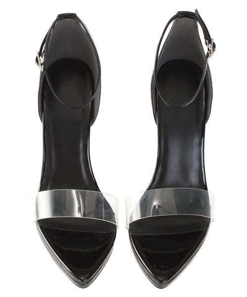 GYDA（ジェイダ）の「シンプルクリアアンクルミュール（サンダル・レディース・オフホワイト/ブラック・MEDIUM/LARGE/SMALL）」の3枚目の写真