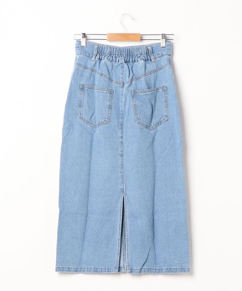 n'ee-ne（ネーネ）の「10ozデニムWスリットタイトスカート（デニムスカート・レディース・ホワイト/サックスブルー/ブルー・FREE）」の16枚目の写真