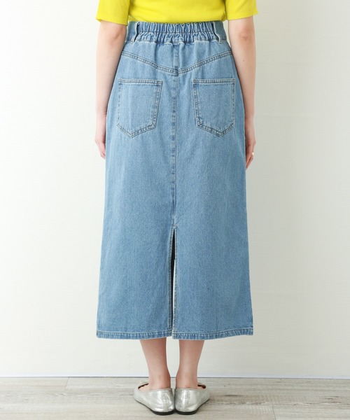 n'ee-ne（ネーネ）の「10ozデニムWスリットタイトスカート（デニムスカート・レディース・ホワイト/サックスブルー/ブルー・FREE）」の17枚目の写真