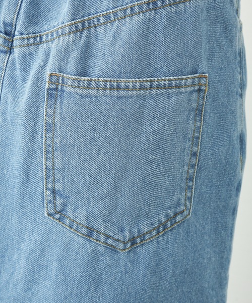 n'ee-ne（ネーネ）の「10ozデニムWスリットタイトスカート（デニムスカート・レディース・ホワイト/サックスブルー/ブルー・FREE）」の5枚目の写真
