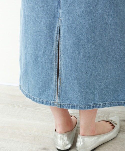 n'ee-ne（ネーネ）の「10ozデニムWスリットタイトスカート（デニムスカート・レディース・ホワイト/サックスブルー/ブルー・FREE）」の18枚目の写真
