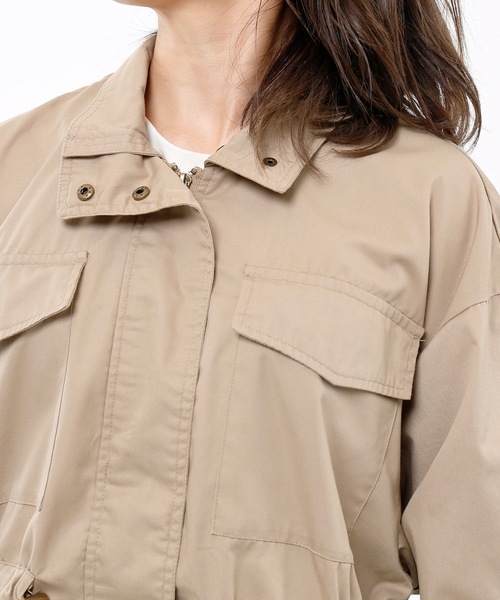 Riberry（リベリー）の「ミリタリーロングコート（ミリタリージャケット・レディース・ベージュ/カーキ・MEDIUM/LARGE）」の11枚目の写真