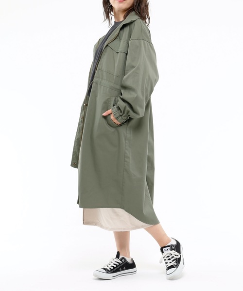 Riberry（リベリー）の「ミリタリーロングコート（ミリタリージャケット・レディース・ベージュ/カーキ・MEDIUM/LARGE）」の6枚目の写真