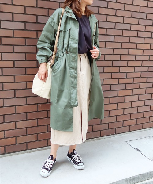 Riberry（リベリー）の「ミリタリーロングコート（ミリタリージャケット・レディース・ベージュ/カーキ・MEDIUM/LARGE）」の19枚目の写真