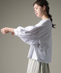 OMNES | ファインコットン 袖ボリューム七分袖Tシャツ(Tシャツ/カットソー)