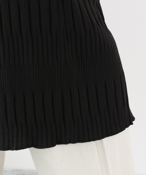 LOWRYS FARM(ローリーズファーム)の「ランダムテレコワンピノースリーブ 889554(ワンピース・レディース・アイボリー/パープル/オレンジ/ブラック・FREE)」の9枚目の写真