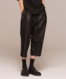 ROCK STE | noirer(ノイア) シルクウール混ワイドクロップドパンツ(その他パンツ)