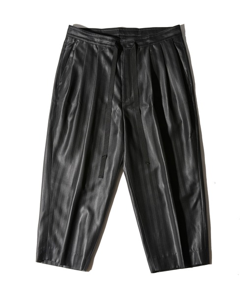 ROCK STE(ロクステ)の「noirer(ノイア) シルクウール混ワイドクロップドパンツ(その他パンツ・メンズ・ブラック・M/L)」の11枚目の写真