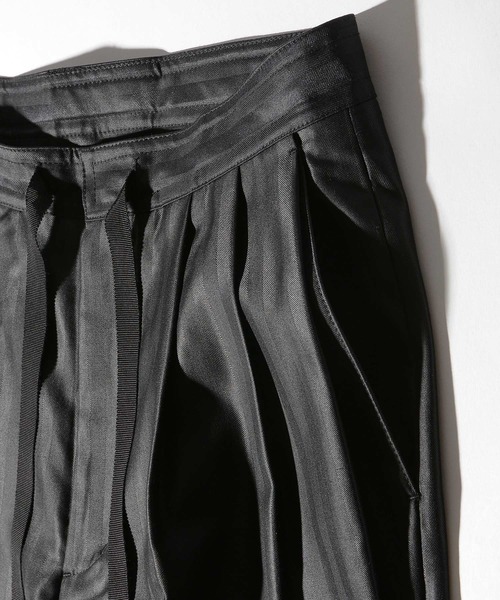 ROCK STE(ロクステ)の「noirer(ノイア) シルクウール混ワイドクロップドパンツ(その他パンツ・メンズ・ブラック・M/L)」の15枚目の写真