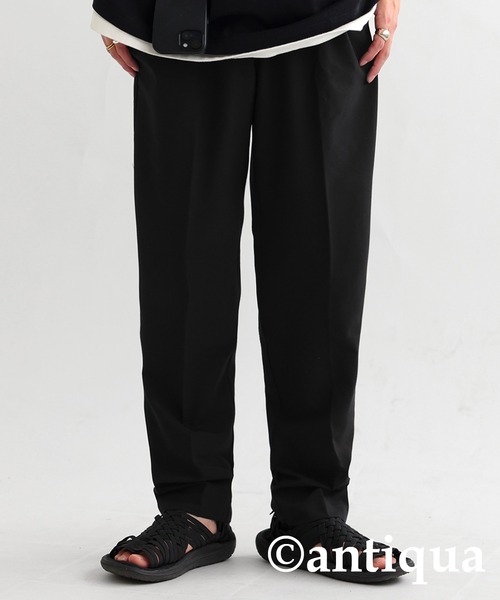 antiqua(アンティカ)の「テーパードパンツ(その他パンツ・メンズ・ブラック/ブラウン系その他・M/L/L/XL)」の2枚目の写真