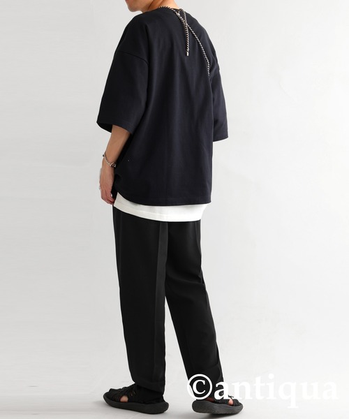 antiqua(アンティカ)の「テーパードパンツ(その他パンツ・メンズ・ブラック/ブラウン系その他・M/L/L/XL)」の12枚目の写真