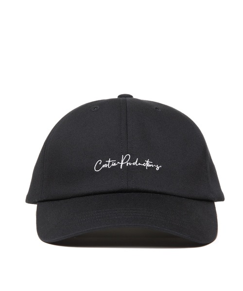 COOTIE PRODUCTIONS（クーティープロダクションズ）の「Stretch Curved Brim 6 Panel Cap（キャップ・メンズ・ブラック/ブラック×ホワイト/ブラック×レッド・FREE）」の3枚目の写真