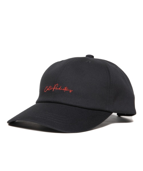 COOTIE PRODUCTIONS（クーティープロダクションズ）の「Stretch Curved Brim 6 Panel Cap（キャップ・メンズ・ブラック/ブラック×ホワイト/ブラック×レッド・FREE）」の8枚目の写真