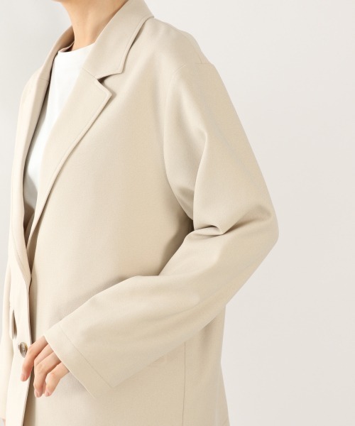 LOWRYS FARM(ローリーズファーム)の「LANATECテーラードジャケット 888429(テーラードジャケット・レディース・アイボリー/ダークパープル/グレー系その他/ブラウン系その他2/ブラウン系その他3・FREE)」の11枚目の写真