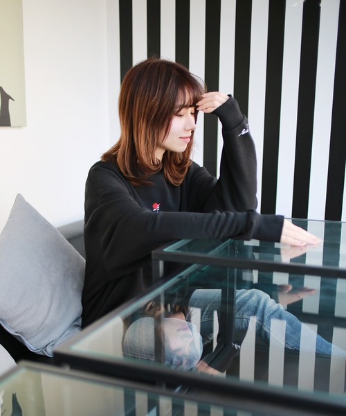 WESTSEA（ウエストシー）の「ビッグシルエット 花刺繍 薔薇 ストレッチ裏起毛 クルーネックトレーナー（スウェット・メンズ・ホワイト/ブラック系その他/ブラック/ホワイト系その他/ホワイト系その他3/ブラック系その他2/ブラック系その他3/ホワイト系その他2/ブラック系その他4/ホワイト系その他4/ブラック系その他5・M/L）」の20枚目の写真