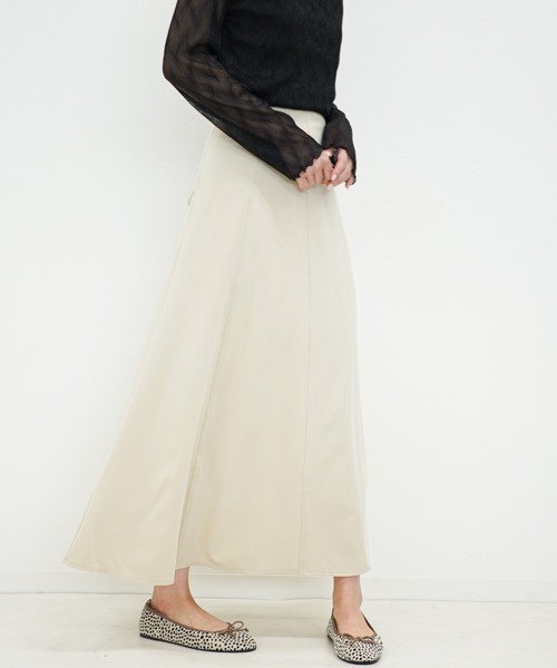 archives（アルシーヴ）の「バックレースアップマキシスカート（スカート・レディース・アイボリー/ネイビー/ブラウン/グレイッシュベージュ・MEDIUM）」の18枚目の写真