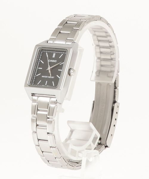CASIO(カシオ)の「【CASIO】クラシックメタルスクエア(アナログ腕時計・レディース・ブラック/ピンク/シルバー/ブルー/ブラック系その他/シルバー系その他・FREE)」の14枚目の写真