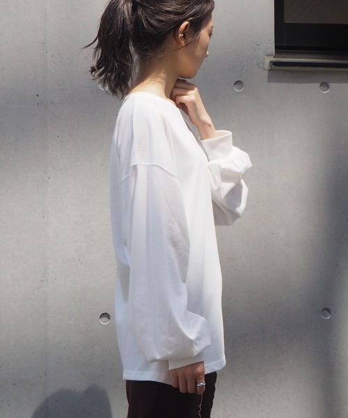 tiptop(ティップトップ)の「線画アソートロンT(Tシャツ/カットソー・レディース・ブラック/パープル/オフホワイト/ブルー/ホワイト系その他/ブラック系その他・FREE)」の12枚目の写真