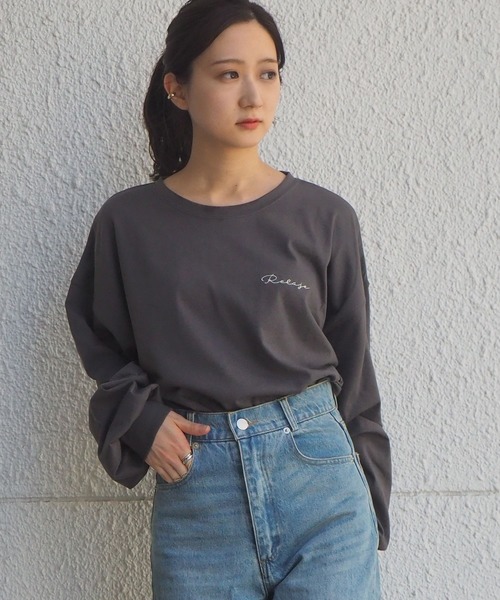 tiptop(ティップトップ)の「線画アソートロンT(Tシャツ/カットソー・レディース・ブラック/パープル/オフホワイト/ブルー/ホワイト系その他/ブラック系その他・FREE)」の17枚目の写真