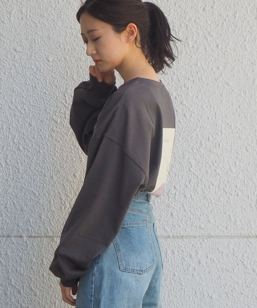 tiptop(ティップトップ)の「線画アソートロンT(Tシャツ/カットソー・レディース・ブラック/パープル/オフホワイト/ブルー/ホワイト系その他/ブラック系その他・FREE)」の18枚目の写真
