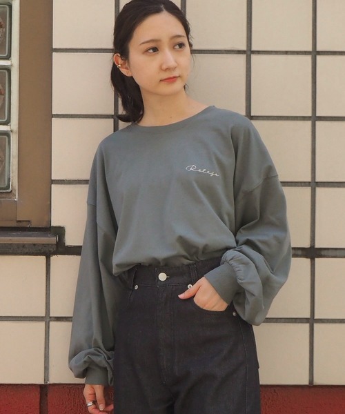 tiptop(ティップトップ)の「線画アソートロンT(Tシャツ/カットソー・レディース・ブラック/パープル/オフホワイト/ブルー/ホワイト系その他/ブラック系その他・FREE)」の20枚目の写真
