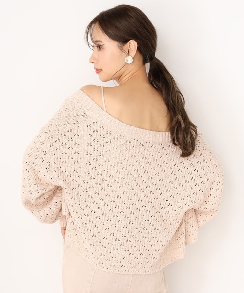 one after another NICE CLAUP(ワンアフターアナザーナイスクラップ)の「ビスチェセットニットカーディガン(カーディガン/ボレロ・レディース・ベージュ/アイボリー/ミント/レンガ・FREE)」の21枚目の写真