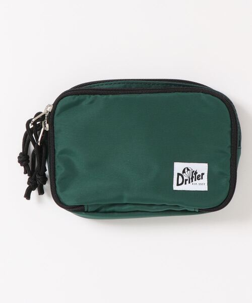Drifter（ドリフター）の「MULTI POUCH S／マルチポーチ S（ポーチ・メンズ・ターコイズブルー/カーキオリーブ/グリーン系カモフラージュ/パープル/ブラック/レオパード/ダークグリーン/ブルー/ネイビー×ホワイト/アニマル/ブラウン×イエロー・FREE）」の4枚目の写真