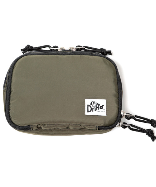 Drifter（ドリフター）の「MULTI POUCH S／マルチポーチ S（ポーチ・メンズ・ターコイズブルー/カーキオリーブ/グリーン系カモフラージュ/パープル/ブラック/レオパード/ダークグリーン/ブルー/ネイビー×ホワイト/アニマル/ブラウン×イエロー・FREE）」の5枚目の写真