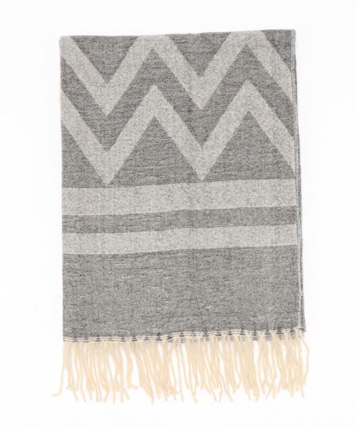 Kahiko(カヒコ)の「【Kahiko】ビーチシーショール(ストール/ショール・レディース・ベージュ/ライトブルー/ブラック・FREE)」の1枚目の写真