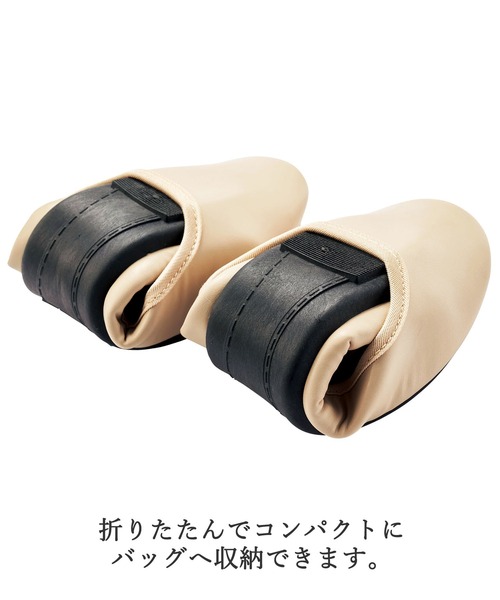 GeeRA(ジーラ)の「室内でも外でも履ける!バレエシューズ(バレエシューズ・レディース・パイソン/ベージュ/シルバー/ブラック・LARGE/MEDIUM/SMALL/X-LARGE)」の6枚目の写真