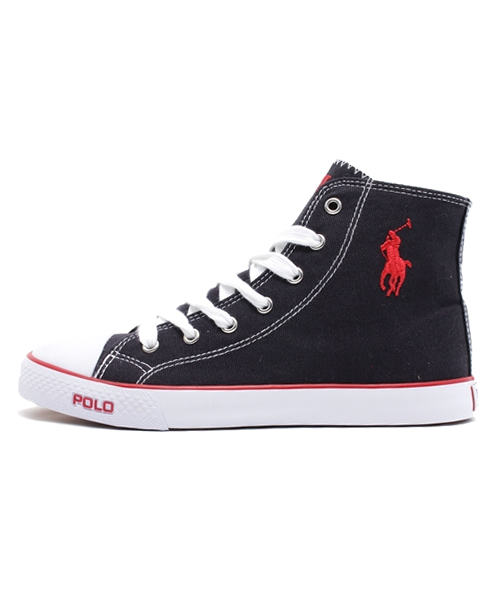 POLO RALPH LAUREN(ポロ ラルフ ローレン)の「ジュニア ポロ ラルフローレン POLO CARSON HI(スニーカー・レディース・ホワイト/ネイビー・24.5cm/24cm/23cm/23.5cm)」の9枚目の写真