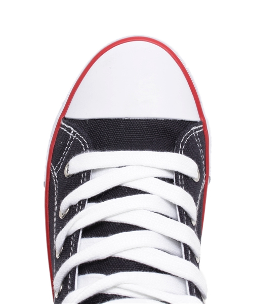 POLO RALPH LAUREN(ポロ ラルフ ローレン)の「ジュニア ポロ ラルフローレン POLO CARSON HI(スニーカー・レディース・ホワイト/ネイビー・24.5cm/24cm/23cm/23.5cm)」の5枚目の写真