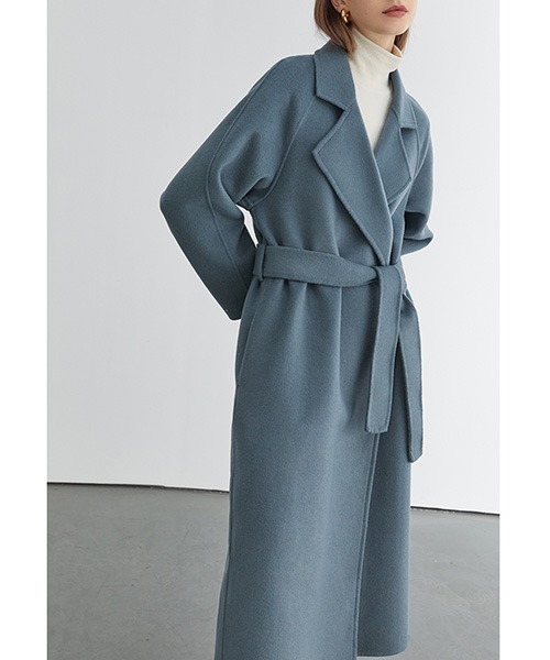 【Fano Studios】River tailored belted long coat FD20D013