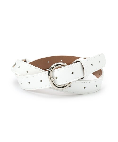 adabat（アダバット）の「◆ポーチ付きベルト（ベルト・レディース・シルバー/ホワイト・00）」の9枚目の写真