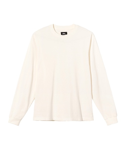 STUSSY（ステューシー）の「Overdyed LS Crew（Tシャツ/カットソー・メンズ・ブラック/ネイビー/ホワイト/グリーン/ナチュラル/レッド/ヘザーグレー・SMALL/X-LARGE/MEDIUM/LARGE）」の5枚目の写真