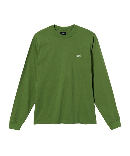 STUSSY（ステューシー）の「Overdyed LS Crew（Tシャツ/カットソー・メンズ・ブラック/ネイビー/ホワイト/グリーン/ナチュラル/レッド/ヘザーグレー・SMALL/X-LARGE/MEDIUM/LARGE）」の6枚目の写真
