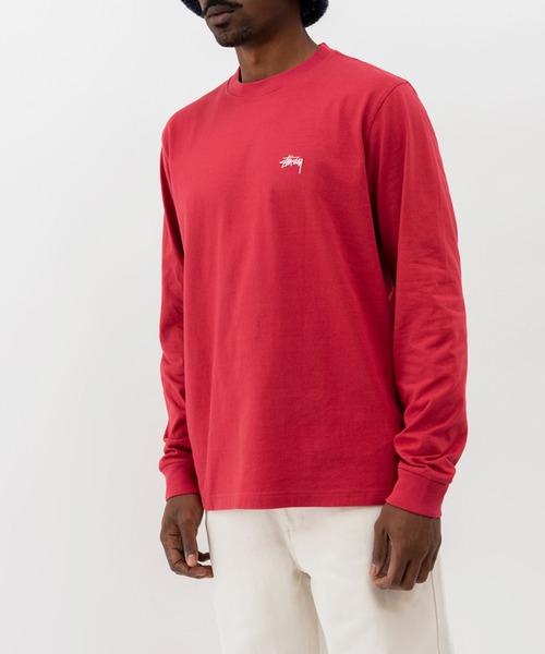 STUSSY（ステューシー）の「Overdyed LS Crew（Tシャツ/カットソー・メンズ・ブラック/ネイビー/ホワイト/グリーン/ナチュラル/レッド/ヘザーグレー・SMALL/X-LARGE/MEDIUM/LARGE）」の14枚目の写真