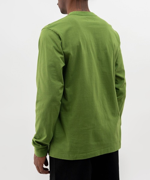 STUSSY（ステューシー）の「Overdyed LS Crew（Tシャツ/カットソー・メンズ・ブラック/ネイビー/ホワイト/グリーン/ナチュラル/レッド/ヘザーグレー・SMALL/X-LARGE/MEDIUM/LARGE）」の17枚目の写真