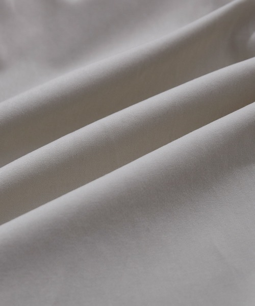 VIS（ビス）の「【撥水】【花粉ガード】ノーカラー袖ボリュームコート（トレンチコート・レディース・ライトグリーン/ベージュ系その他/キャメル・S/M/SS）」の14枚目の写真