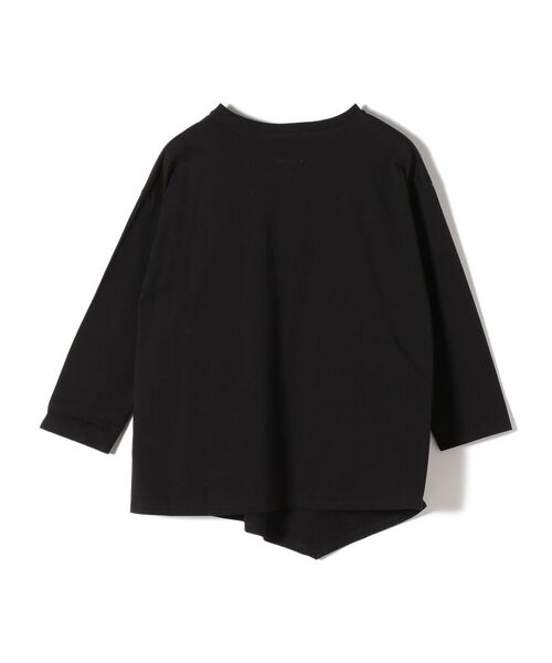 SHIPS（シップス）の「assiette:イレギュラーヘムカットソー（Tシャツ/カットソー・レディース・ブラック/ホワイト系その他・ONE SIZE）」の5枚目の写真