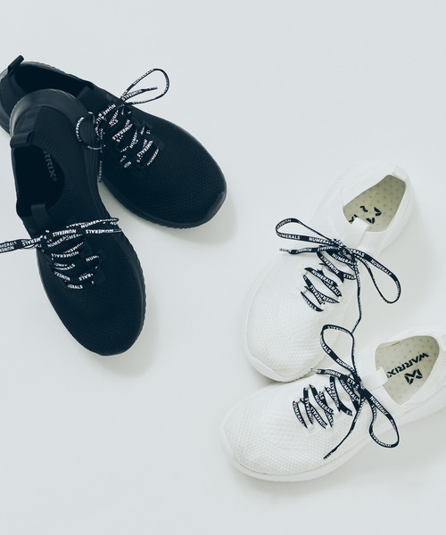 NUMERALS（ヌメラルズ）の「[NUMERALS×WARRIX(ワリックス)別注]WAVE1.0（スニーカー・メンズ・ホワイト/ブラック・MEDIUM/LARGE）」の3枚目の写真