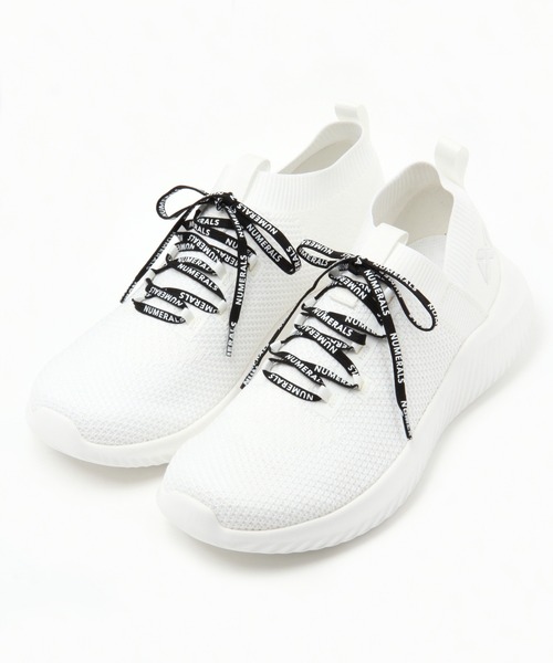 NUMERALS（ヌメラルズ）の「[NUMERALS×WARRIX(ワリックス)別注]WAVE1.0（スニーカー・メンズ・ホワイト/ブラック・MEDIUM/LARGE）」の5枚目の写真