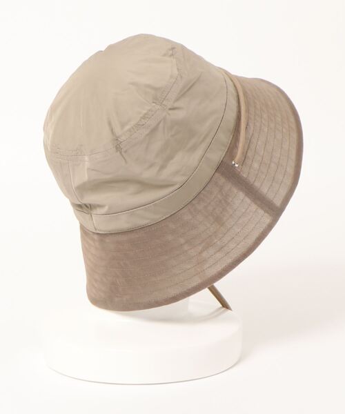 LE VERNIS（ル・ベルニ）の「シースルーバケットハット（ハット・レディース・ホワイト/ブラック/ベージュ・FREE）」の4枚目の写真