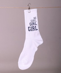 Healthknit Product（ヘルスニットプロダクト）の「(LG)【Healthknit Product】1枚セット入り メッセージ ロゴ ジャガード ソックス（ソックス/靴下）」