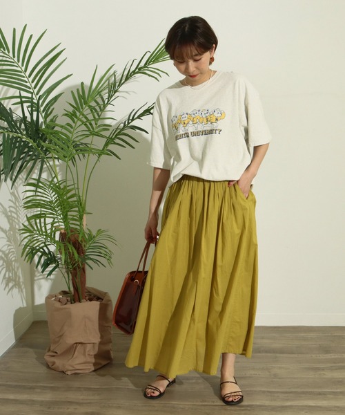 Factor=（ファクターイコール）の「コットンキャンブリックスカート（スカート・レディース・マスタード/グリーン/ブルー/ブラック・FREE）」の16枚目の写真