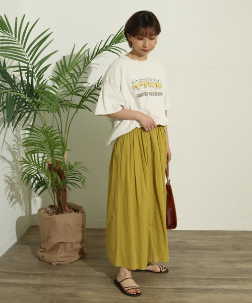 Factor=（ファクターイコール）の「コットンキャンブリックスカート（スカート・レディース・マスタード/グリーン/ブルー/ブラック・FREE）」の11枚目の写真
